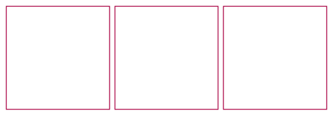 3 stickers · Pink · Blank grid transparent square frame overlay
